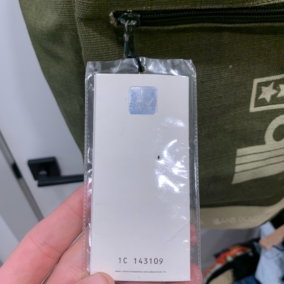 J&ANS Dolce & Gabbana Army Green Duffel Bag Drawstring Travel Bag Oversized Rare - Picture 9 of 16